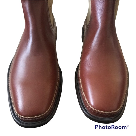 HS Trask Brown Leather Dublin Boots - Picture 6 of 9